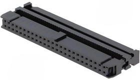 AWP-50, Вилка, IDC, "мама", PIN: 50, IDC, на шлейф, 1,27мм, позолота