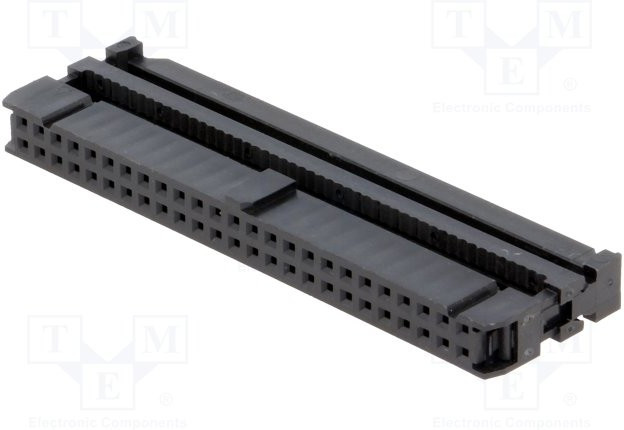 AWP-50, Вилка, IDC, "мама", PIN: 50, IDC, на шлейф, 1,27мм, позолота