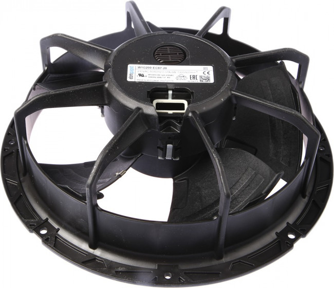 W1G200-EC87-20, W1G200 Series Axial Fan, 230 V ac, AC Operation, 500m³/h, 11W, 90mA Max, 200 x 78.5mm