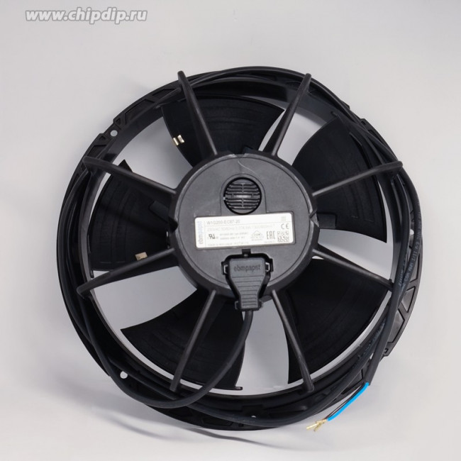 W1G200-EC87-20, W1G200 Series Axial Fan, 230 V ac, AC Operation, 500m³/h, 11W, 90mA Max, 200 x 78.5mm