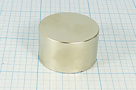 Магнит 50,0x30,0, цилиндр, Ni