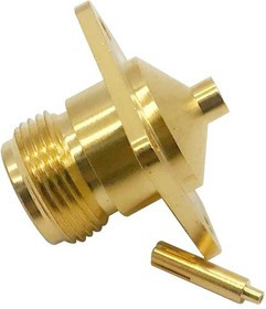 MC002123, Разъем РЧ / Коаксиальный, 11 GHz, N Коаксиальный, Прямое Гнездо с Фланцем, Пайка, 50 Ом