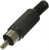 7-0206 / RP-405 black, Разъём RCA 7-0206/RP-405, чёрный