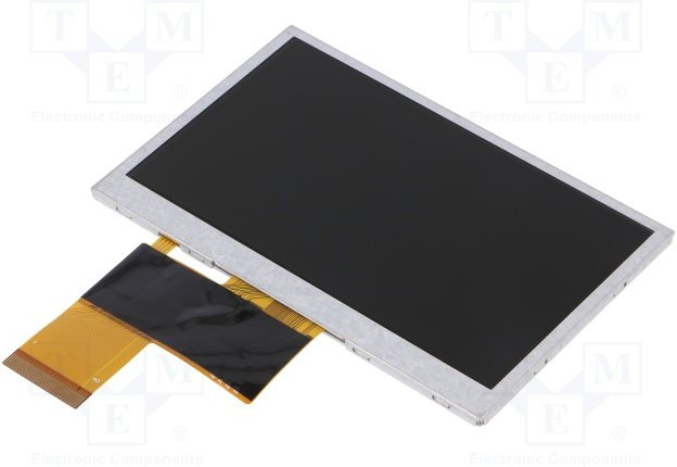 RFE43BE-ALW-DNN, Дисплей: TFT, 4,3", 480x272, Подсвет: LED, Разм: 105,5x67,2x2,9мм