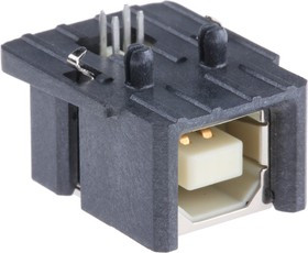 09455411900, Right Angle, Through Hole, Socket Type B 2.0 USB Connector