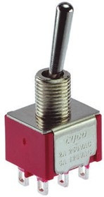 4-1825136-0, Toggle Switch, Panel Mount, On-On, SPDT, Solder Terminal, 120 ac/dc, 28V ac/dc
