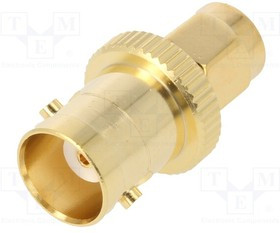 BU-P4290, Адаптер; BNC "мама",SMA "папа"; Изоляция: тефлон; 50Ом