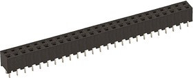 A3C-50DA-2DSA(71), A3C Series Straight Through Hole Mount PCB Socket, 50-Contact, 2-Row, 2mm Pitch, Solder Termination