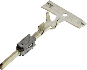 1-962915-2, Прямоугольный контакт питания, JPT Series, Контакты с Покрытием из Серебра, Бронза, Штырь, Обжим