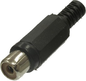RP-406 black, Разъём RCA SZC RP-406, чёрный