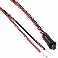 5110F5-5V, LED Panel Mount Indicators GREEN DIFFUSED 5/32" MOUNTING HOLE