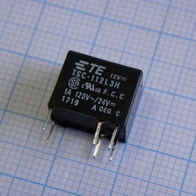 2-1419130-4, Signal Relay 12VDC 1A SPDT( (12.3mm 7.4mm 9.9mm)) THT