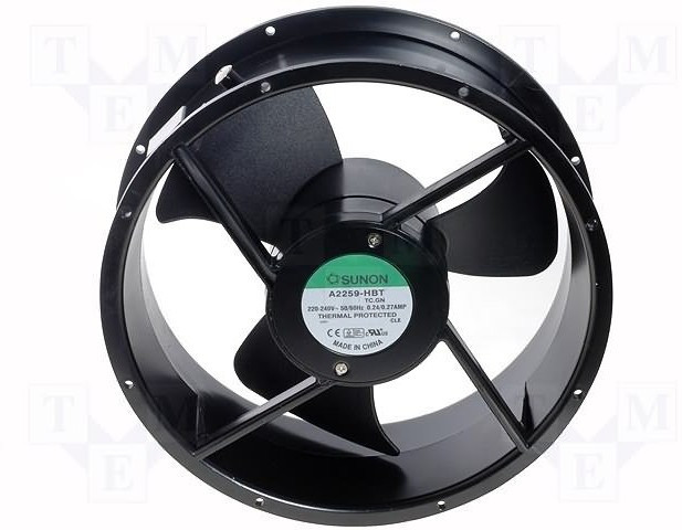 Вентиляторы SUNON A2259-HBT TC.GN 220-240V 50/60Hz 0.24/0.27A 254X89 Клемма