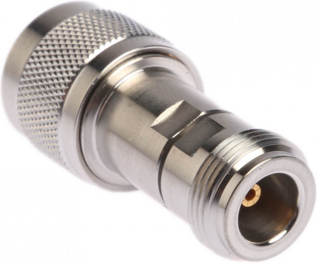 33_N-50-0-51/193_NE, Straight 50 RF Adapter N Plug to N Socket 18GHz 33_N-50-0-51/193_NE, Straight 50 RF Adapter N Plug to N Socket 18GHz