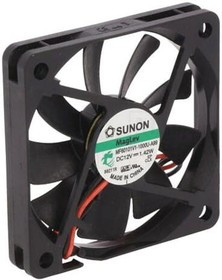 MF60101V1-A99-A, Вентилятор осевой, 12В DC, 60x60x10мм, подшипник Vapo, 27,55куб.м/ч, 28,5дБА