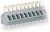 256-404, PCB Terminal Block, THT, 5.08mm Pitch, 45 °, Cage Clamp, 4 Poles