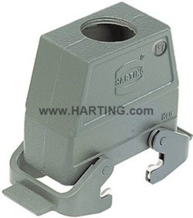 19300240437, Han B Heavy Duty Power Connector Hood, M32 Thread