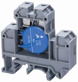 CDL4U(E)MOV130V, DIN Rail Terminal Blocks DIN Term Blk, Screw, Surge Suppressor