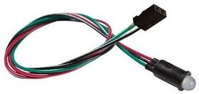 PM5SRD24VW6-ER, LED Panel Mount Indicators Supr Red 660nm 90mcd Diff Lens Wire PM5SRD24VW6-ER, LED Panel Mount Indicators Supr Red 660nm 90mcd Diff Lens Wire