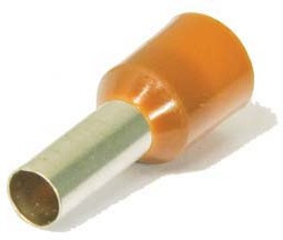 Клемма наконечник на кабель, 5,2x12мм, 5мм, 10,0мм2, обжимная, коричневый, LT100012 Клемма наконечник на кабель, 5,2x12мм, 5мм, 10,0мм2, обжимная, коричневый, LT100012