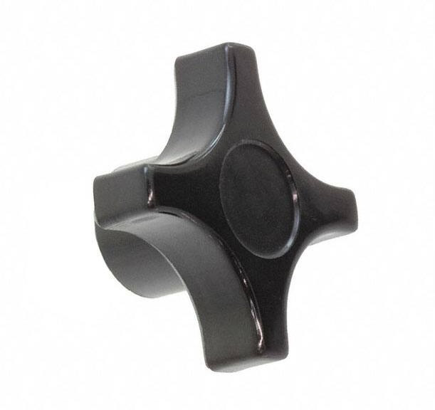 2830EC, FOUR ARM CLAMPING KNOB, PHENOLIC, 50MM