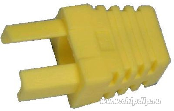 Колпачок на TP8P8C (054) желтый, (RJ45), Колпачок для разъема TP8P8C