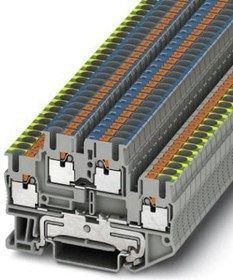 3210981, DIN Rail Terminal Blocks PTTB 2,5-PE/N