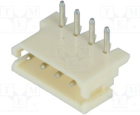 NX2504-04SMR, Провод-плата, гнездо, "папа", A2506, 2,5мм, PIN: 4, THT, 250В, 3А