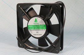 Вентилятор переменного тока 220 Вольт, шариковый подшипник, 2300об/мин; №ВН240B вент 120x120x25\220В\0,08А\ 2L\ШП\FSY12025HA2BL\