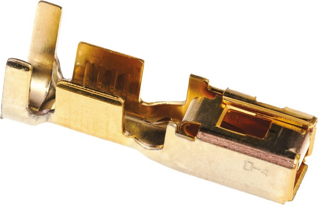 1747498-2, Прямоугольный контакт питания, Dynamic 4000, Контакты с Покрытием из Золота, Медный Сплав, Гнездо