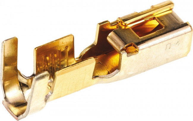 1747498-2, Прямоугольный контакт питания, Dynamic 4000, Контакты с Покрытием из Золота, Медный Сплав, Гнездо
