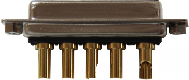 680M5W5203L211, D-Sub Mixed Contact Connectors Power Combo D Solder Cup 5W5/F/20A/SC