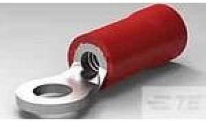 2-34141-1, Ring Tongue Terminal 16-22AWG Copper Red 17.37mm Tin T/R