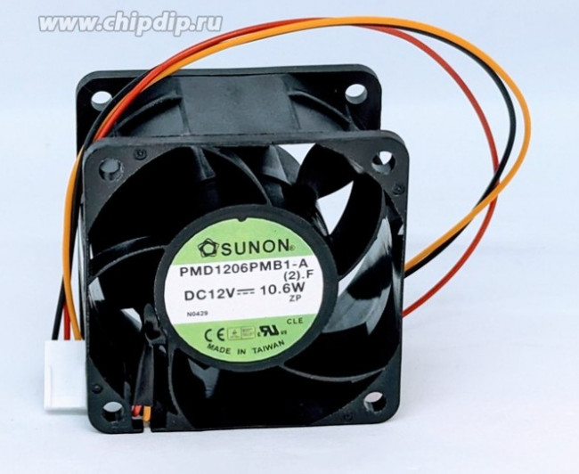 Вентилятор Sunon PMD1206PMB1-A 60x38 12v 10.6w 3pin