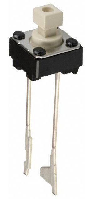 B3F6050, Switch Tactile N.O. SPST Projected Plunger PC Pins 0.05A 24VDC 0.98N Thru-Hole T/R B3F6050, Switch Tactile N.O. SPST Projected Plunger PC Pins 0.05A 24VDC 0.98N Thru-Hole T/R