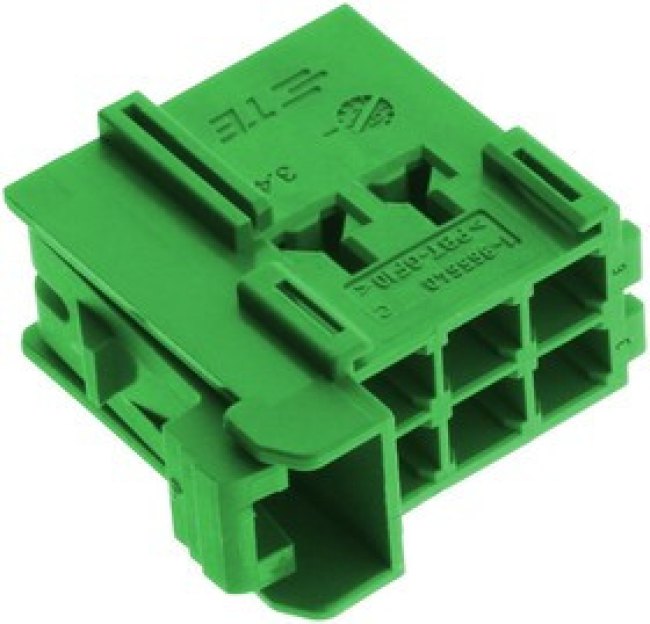 1-965640-5, Корпус Автомобильного Разъема, Junior Power Timer, Гнездо, 6 вывод(-ов) 1-965640-5, Корпус Автомобильного Разъема, Junior Power Timer, Гнездо, 6 вывод(-ов)