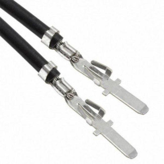 MX-79758-2042, Контакт, "папа", луженые, 16AWG, SABRE, Ш.контактов: 7,5мм, Дл: 0,3м