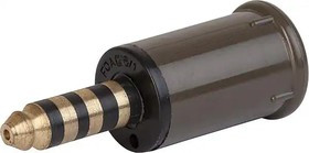 4804.1401, Phone Connectors PLUG 7.5MM 4P ELEPHANT GREY