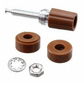 3750-6, Test Plugs &amp; Test Jacks BINDING POST, GOLD PLT. (BLUE)