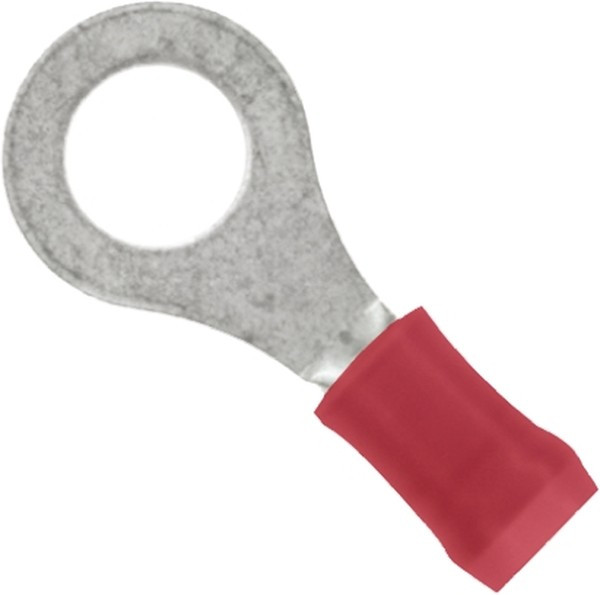 151730, Клемма с кольцевым наконечником, M5, 16 AWG, 1.31 мм², PIDG, Красный