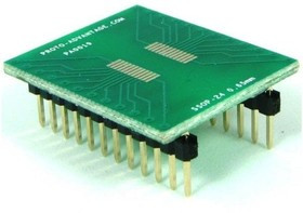 PA0019, Sockets &amp; Adapters SSOP-24 to DIP-24 SMT Adapter