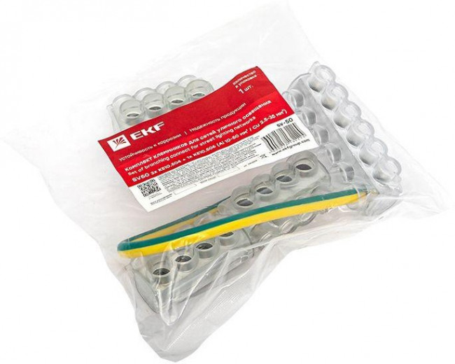 Комплект клеммников SV50 3хKE10.504+1хKE10.506 (Al 10-50/Cu 2.5-35) для сетей уличного освещения PROxima EKF sv-50 Комплект клеммников SV50 3хKE10.504+1хKE10.506 (Al 10-50/Cu 2.5-35) для сетей уличного освещения PROxima EKF sv-50