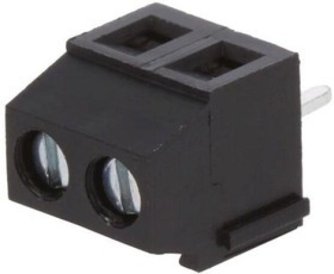 DG381-3.81-02P-13-00A(H), Зажимная рейка для печатных плат угловой 90° 3,81мм плату DG381-3.81-02P-13-00A(H), Зажимная рейка для печатных плат угловой 90° 3,81мм плату