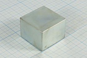 Магнит 40,0x40,0x30, параллелепипед, Ni, N35