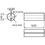 BR-A (23.5мм), Держатель для 5 мм светодиодов