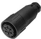 C016-10D014-004-2, Circular DIN Connectors FEMALE CABLE CONNECTOR 14+PE