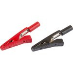 KS 2/R (FTF000390450), Зажим "крокодил" красный