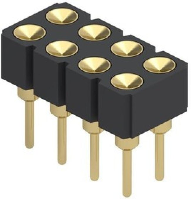 419-10-264-00-002000, Pin &amp; Socket Connectors HDR DBL 72P VERT SMT