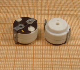 Зуммер магнитоэлектрический без генератора, 14x10, напряжение 5В, сопротивление 30 Ом, частота 4.0 к