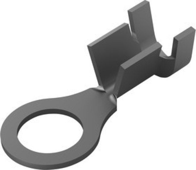 170011-2, Клемма с кольцевым наконечником, #10, 14 AWG, 2 мм²